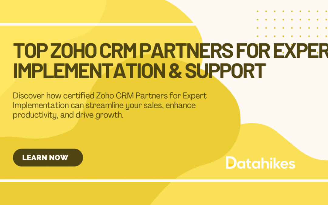 Zoho CRM Partners for Expert Implementation