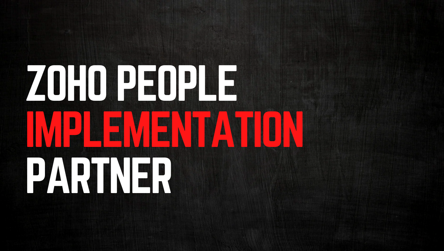 Zoho People Implementation Partner