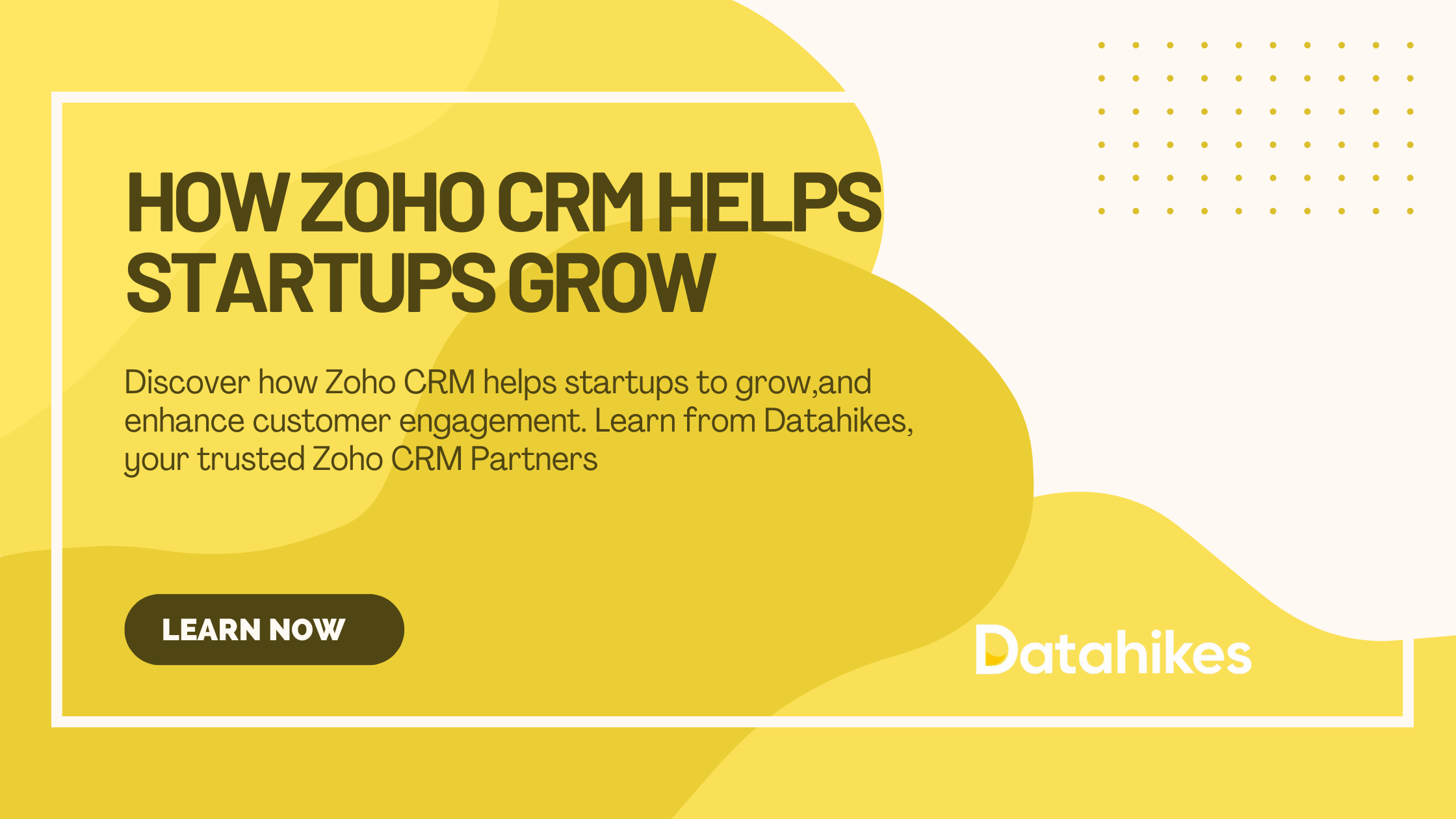 how Zoho CRM helps startups grow