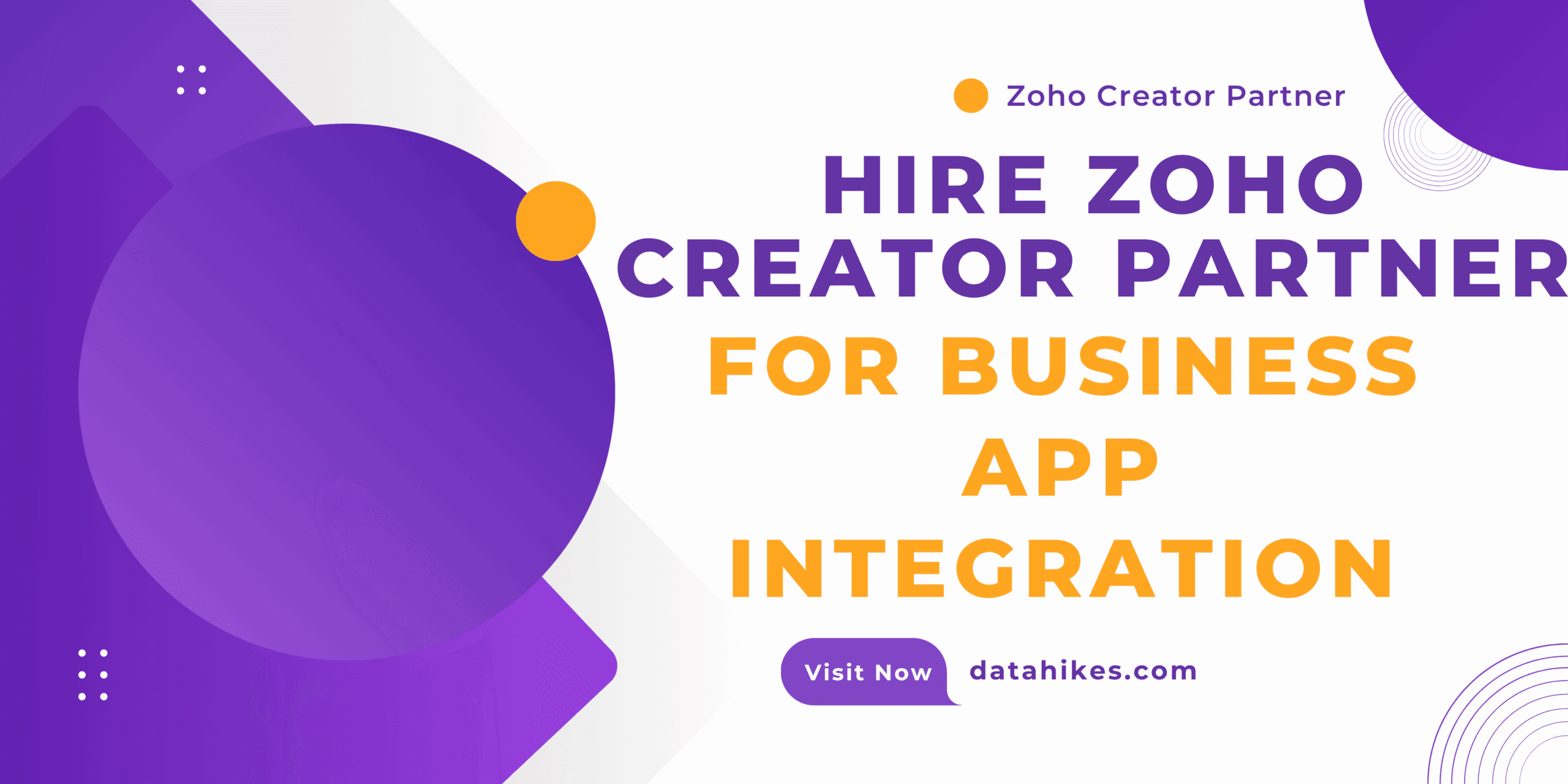 Hire Zoho Creator partner for business app integration