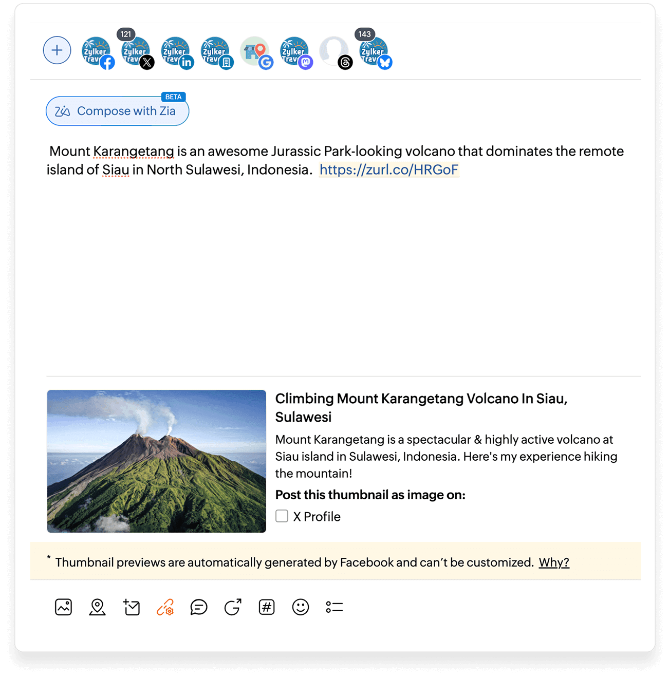 Zoho Social Partner